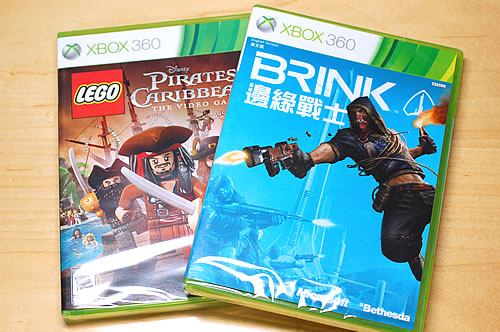 Xbox360 BRINK（アジア版） & LEGOパイレーツ・オブ・カリビアン