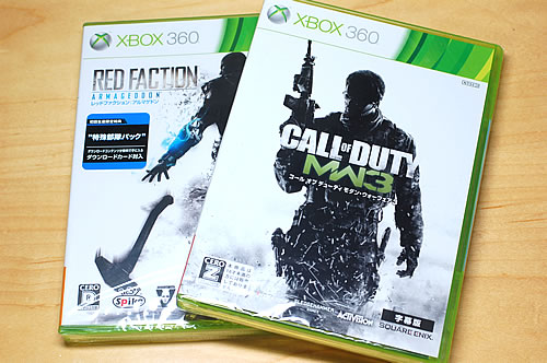 Xbox360 call of Duty:MW3 & Red Faction:Armageddon