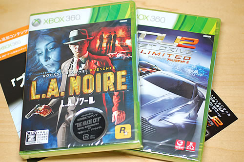 Xbox360 L.A.Noire＆Test Driive Unlimited 2