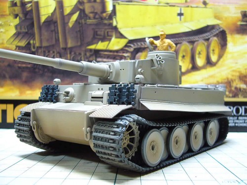 Tamiya 1/48MM Tiger I極初期型(アフリカ仕様)